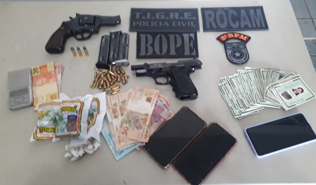Operação policial mira organização criminosa envolvida com o tráfico de drogas