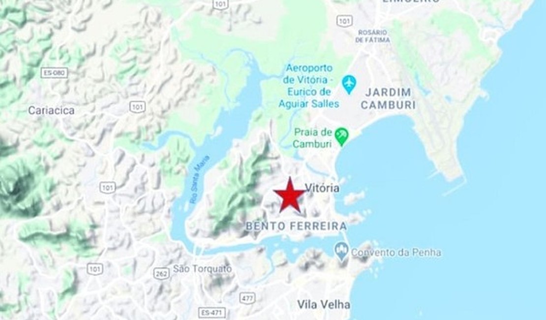 Abalo sísmico: Tremor de terra é registrado em Vitória