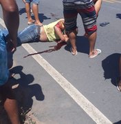 Idosa é atropelada por carro e sofre fratura no Centro de Maceió