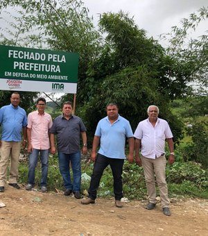 Prefeitura de Joaquim Gomes oficializa fim do lixão no município