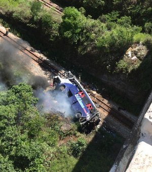 [Vídeo] Ônibus que caiu de viaduto em MG saiu de Mata Grande, no Sertão alagoano