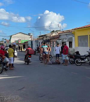 Colisão de Motocicletas Deixa Dois Feridos em Arapiraca