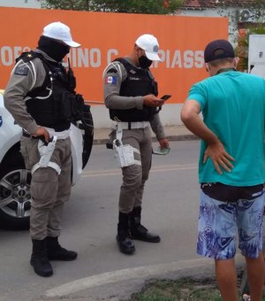 BPRv aborda 65 veículos e 73 pessoas durante patrulhamento em Rio Largo