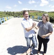 Lagoa Azeda ganha ponte de acesso com verbas alocadas por Marx
