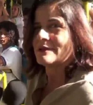 Ao vivo, repórter da Globo não consegue embarcar em ônibus por falta de crédito no cartão