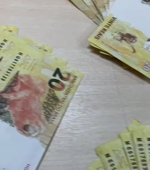 [Vídeo] Jovem é preso em Arapiraca com mais de R$ 1.200 em cédulas falsificadas