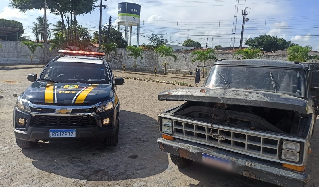 PRF localiza caminhão roubado em Pernambuco dias após o crime