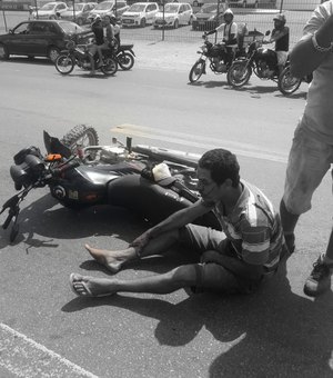 Colisão entre motocicletas deixa dois feridos em União dos Palmares 