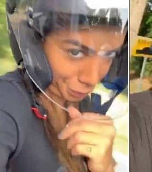 Anitta pega mototáxi para renovar passaporte no Rio de Janeiro