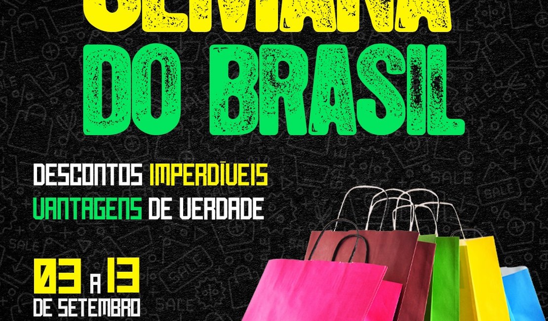 Lojistas do Arapiraca Garden Shopping se preparam para a ‘Semana do Brasil’
