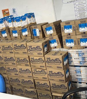 Vigilância Sanitária apreende 1.916 litros de leite com venda proibida