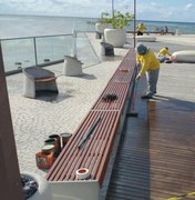 Governo de Alagoas segue com cronograma de manutenção estrutural do Marco dos Corais