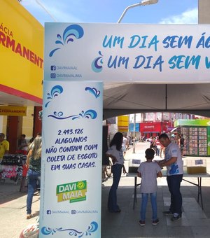 Deputado Davi Maia faz campanha em alusão ao Dia Mundial da Água