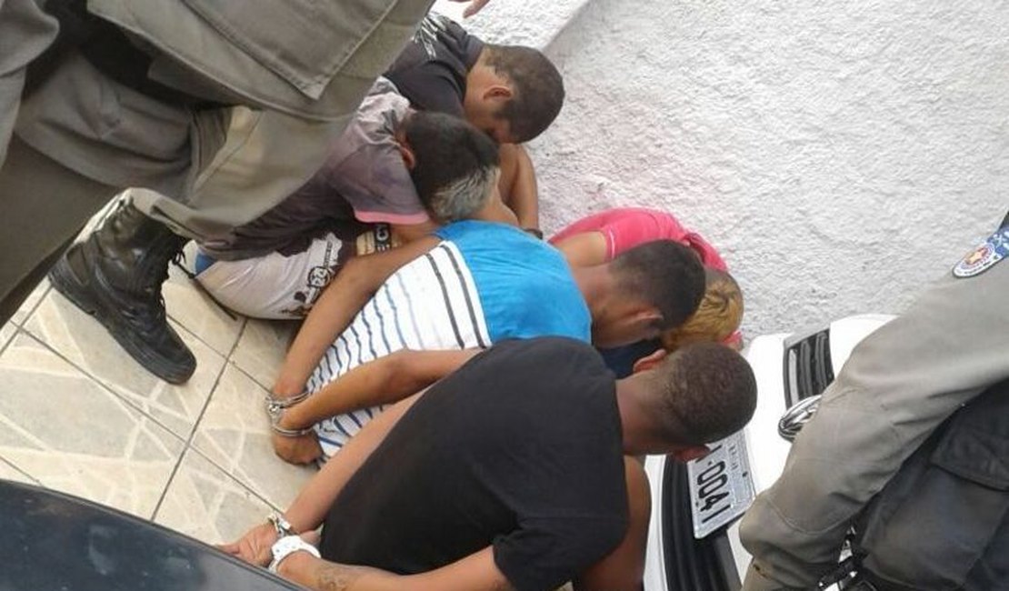 Polícia prende sete suspeitos de homicídios, roubos e tráfico no Pilar