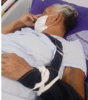 Idosa internada há 11 dias no HRAS em Delmiro Gouveia com fratura no braço aguarda transferência para cirurgia