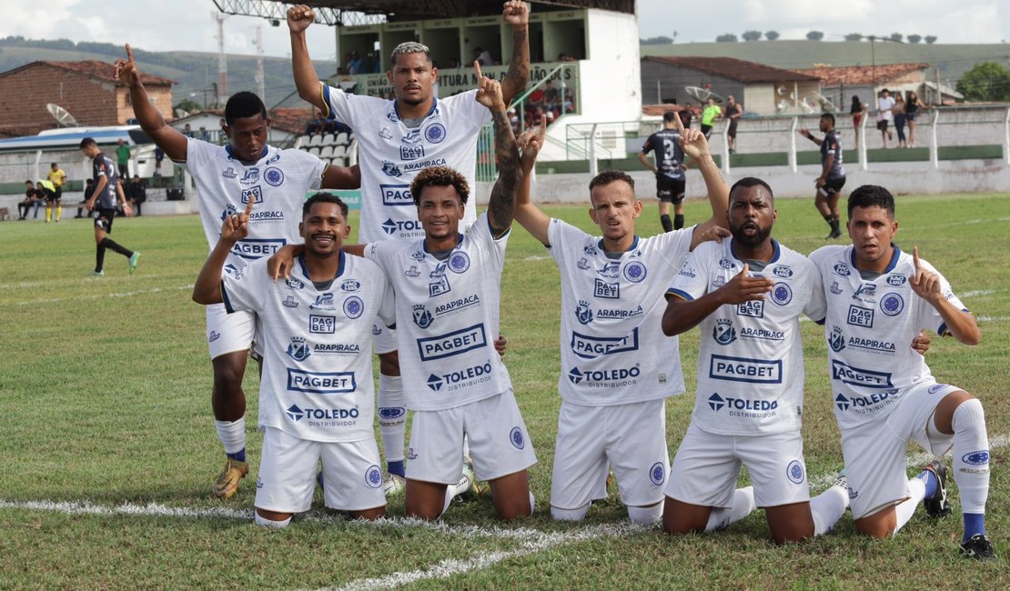 Cruzeiro derrota Zumbi por 3 a 1 fora de casa e garante vaga na semifinal da Copa Alagoas