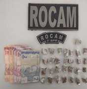 Acusado de tráfico de drogas, homem é preso pela PM em Arapiraca
