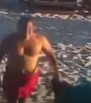 [Vídeo] Cliente briga em bar e dispara contra garçom na Praia do Francês