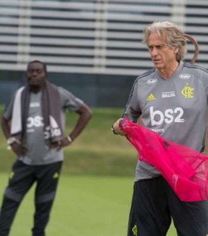 Jorge Jesus admite vantagem do Flamengo por decidir vaga no Maracanã