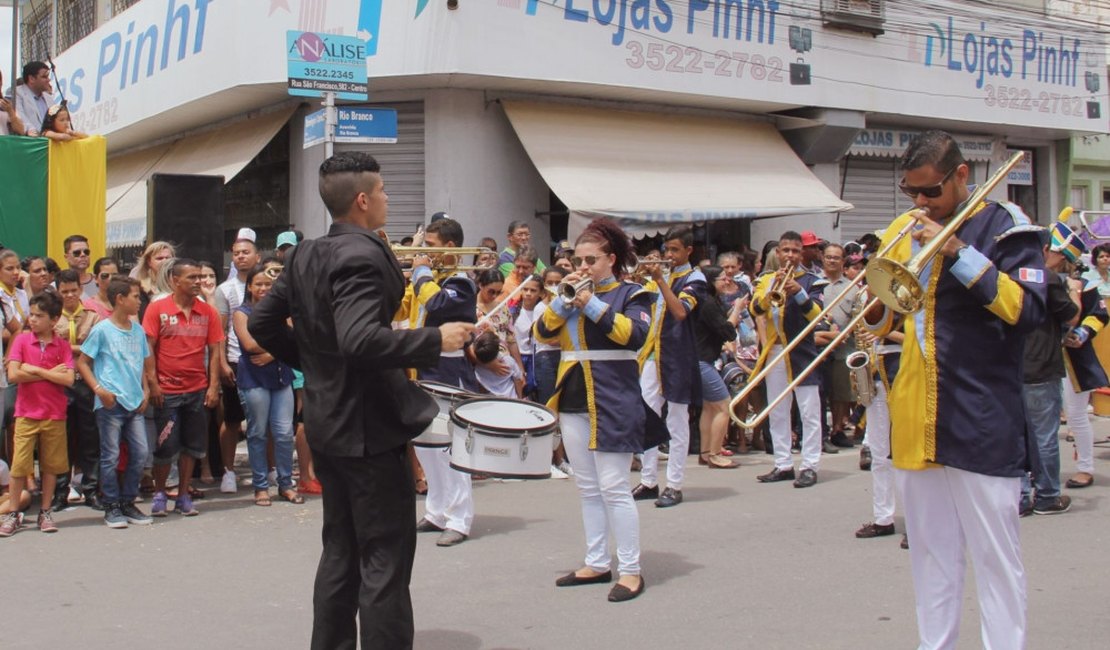 Prefeitura de Arapiraca abre seleção de músicos para bandas de fanfarra