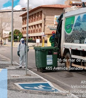 Coronavírus: Prefeitura de Maragogi inicia desinfecção de áreas públicas