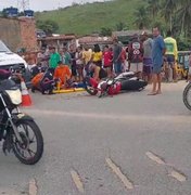 Colisão entre moto e buggy deixa feridos em Maragogi