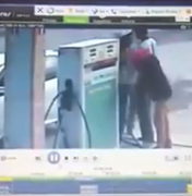 [Vídeo] Criminosos roubam funcionário de posto em Inhapi