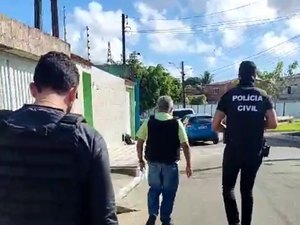 Polícia Civil prende foragido condenado a 14 anos de prisão em Maceió