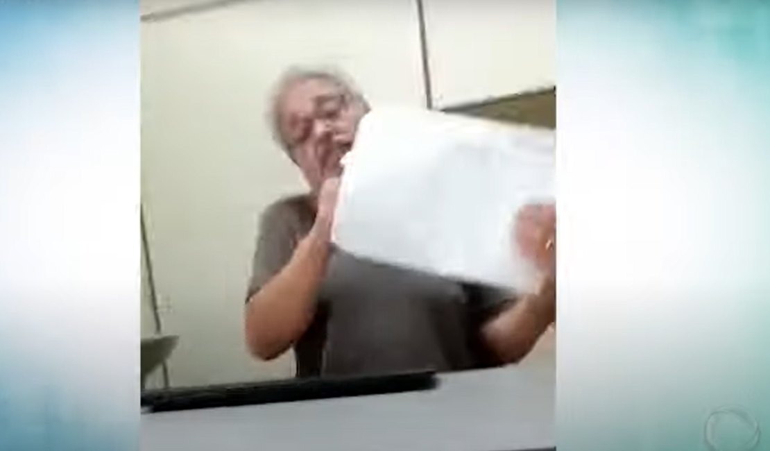 Médico se recusa a usar máscara durante consulta: ‘Vai cozinhar seus miolos’