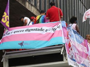 Marcha Trans ocupa ruas centrais de São Paulo e pede mais visibilidade