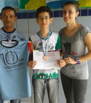 Estudante de Arapiraca consegue 3º lugar na Olimpíada de Matemática