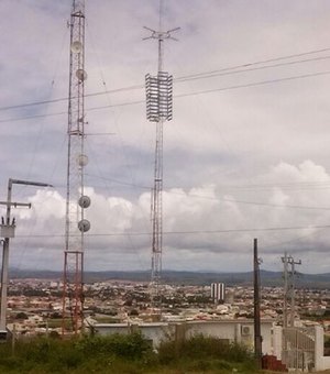 Local da antena da TV Pajuçara é furtado, em Arapiraca