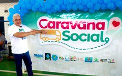 Paulo Nunes ficou muito feliz com a Caravana Social