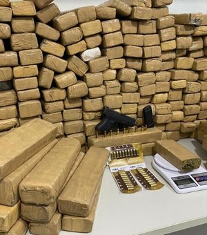 Polícia apreende 200 kg de maconha e desativa rota interestadual de tráfico de drogas entre AL e SE