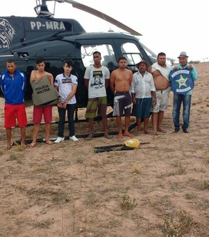 Nove pessoas são presas em operação integrada da PC e PM no Sertão de Alagoas