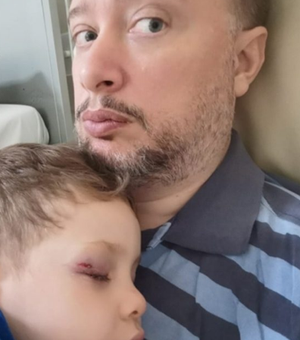 Jornalista processa hospital após filho quase perder a visão