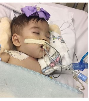 Campanha: bebê de oito meses precisa encontrar doador de coração compatível