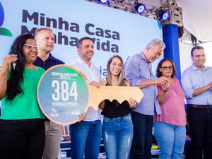 Paulo Dantas, Lula e Renan Filho entregam 384 moradias do programa Minha Casa, Minha Vida