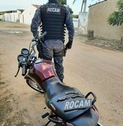 ROCAM recupera moto roubada em Arapiraca