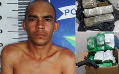 Israel dos Santos Silva, preso com arma e droga 