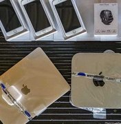 Receita Federal realiza leilão online com lotes de iPhone e MacBook