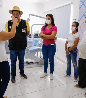 Gilberto e Gabriela Gonçalves visitam nova UBS entregue a população da Mata do Rolo