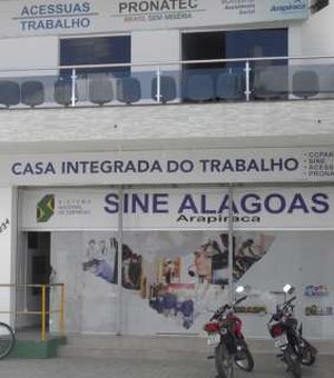 Nesta segunda-feira (13) Sine oferta 31 vagas de trabalho em Arapiraca