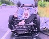 Jovems ficam feridos após capotar carro na AL-101