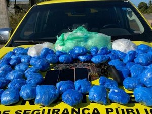 Polícia Militar de Alagoas retira 14 armas de fogo e nove quilos de drogas das ruas