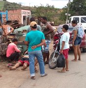 Colisão entre carro e moto deixa uma pessoa ferida em Porto Calvo