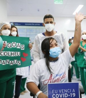 Hospital Metropolitano de AL concede alta a primeira paciente trazida de Manaus