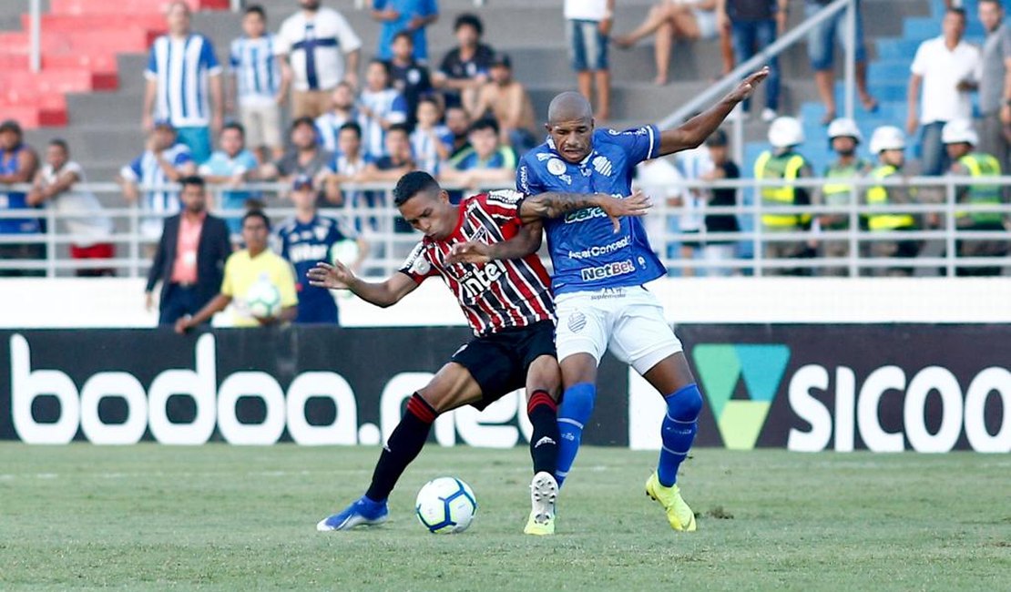 CSA se despede do Brasileirão com derrota para o São Paulo