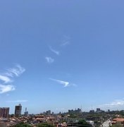 Previsão do tempo indica começo de semana ensolarado em Maceió