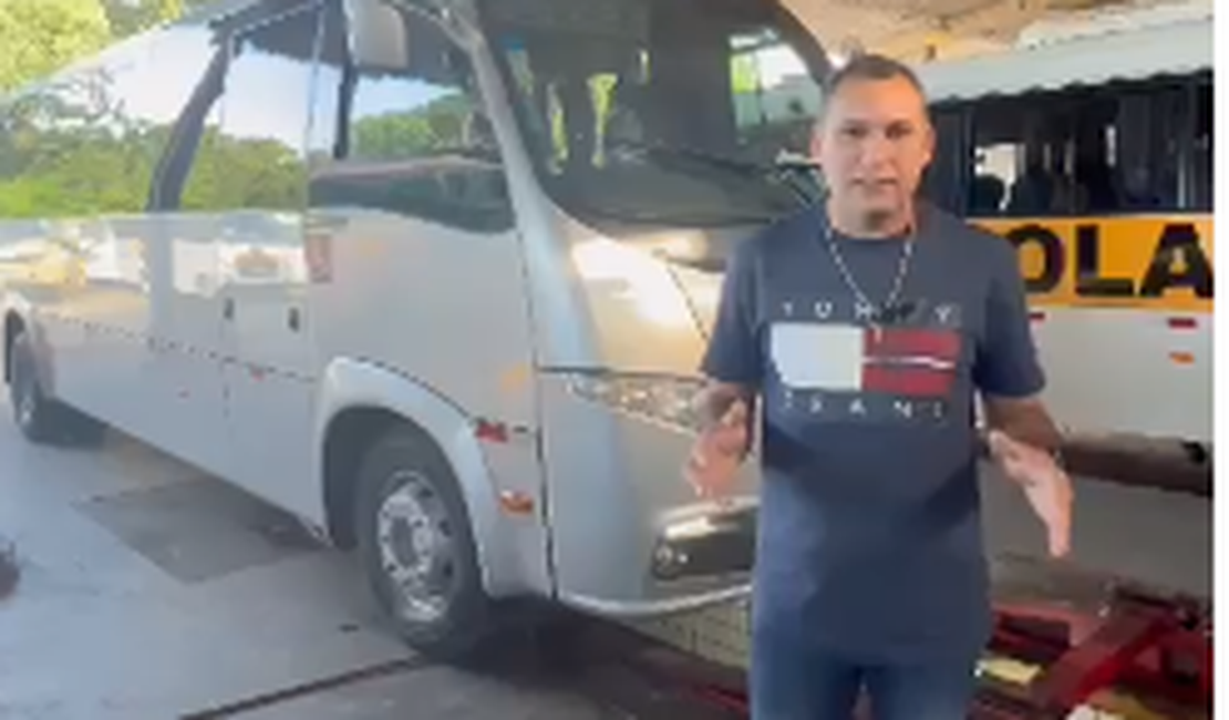 Transporte universitário de Campestre é reforçado com ônibus novo